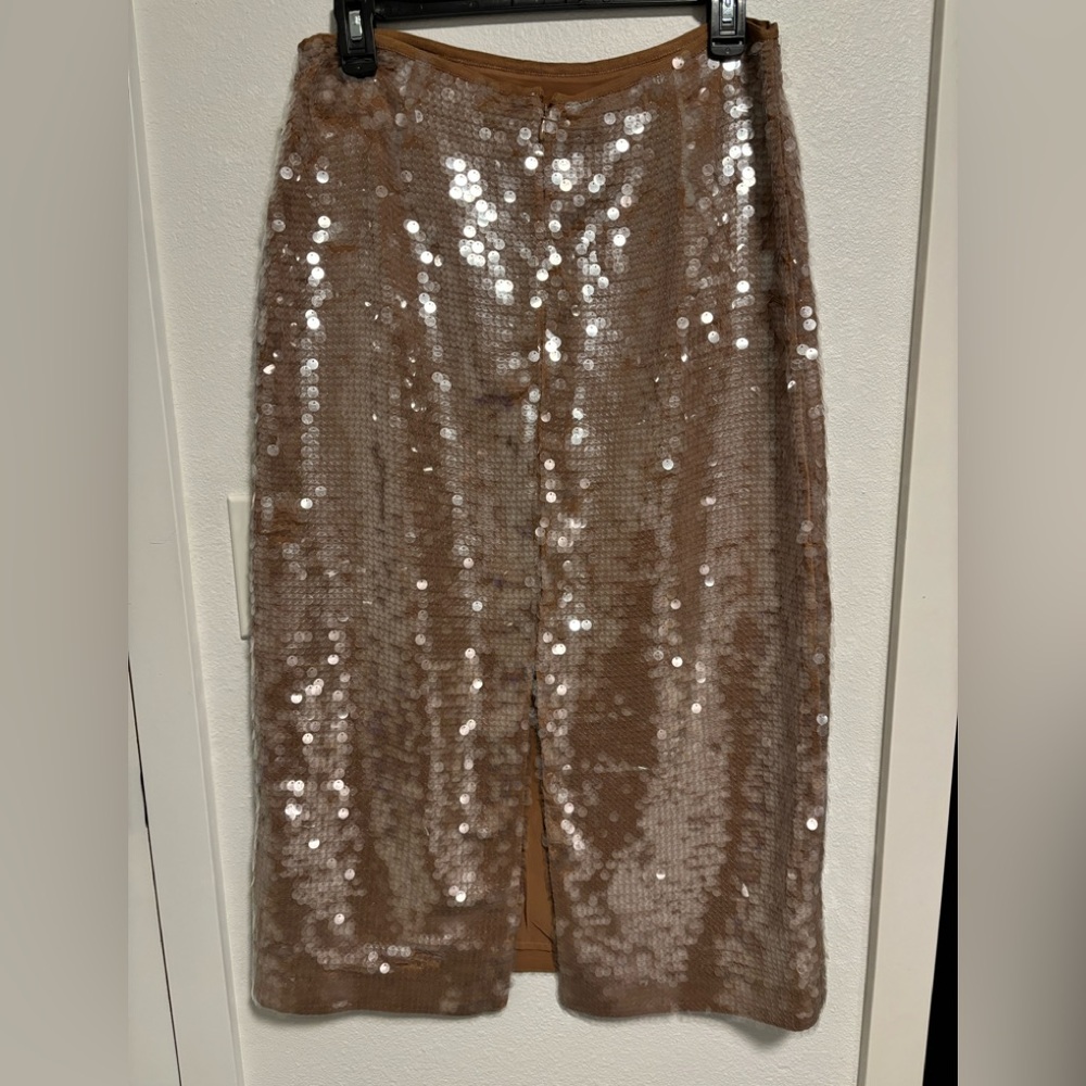 NWT - Madewell Sequin Midi Skirt
